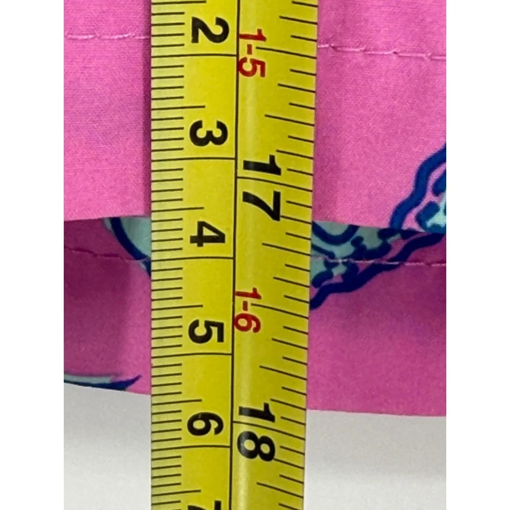 Member's Mark Mens Resort Swim Trunks Pink Alligator Print Sz L‎